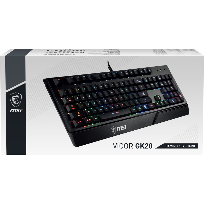 MSI Vigor GK20 USB Black (S11-04UA208-CL)