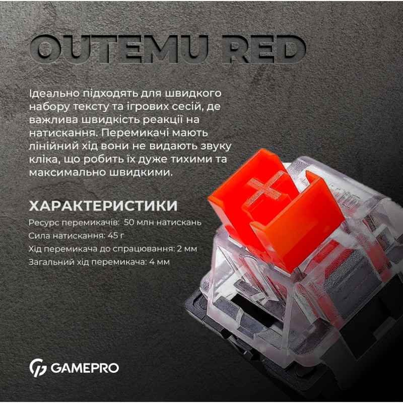 Клавіатура GamePro Asgard Fenrir (MK130G Pro)
