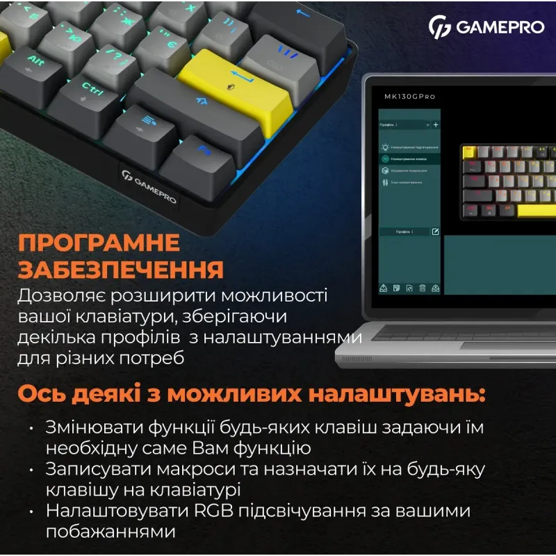 Клавиатура GamePro Asgard Fenrir (MK130G Pro)