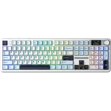 Клавиатура Aula F108 Pro Reaper Switch USB/Bluetooth/2.4G White (6978080501318)