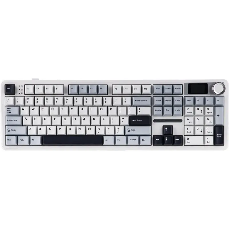 Клавиатура Aula F108 Pro Reaper Switch USB/Bluetooth/2.4G White (6978080501318)