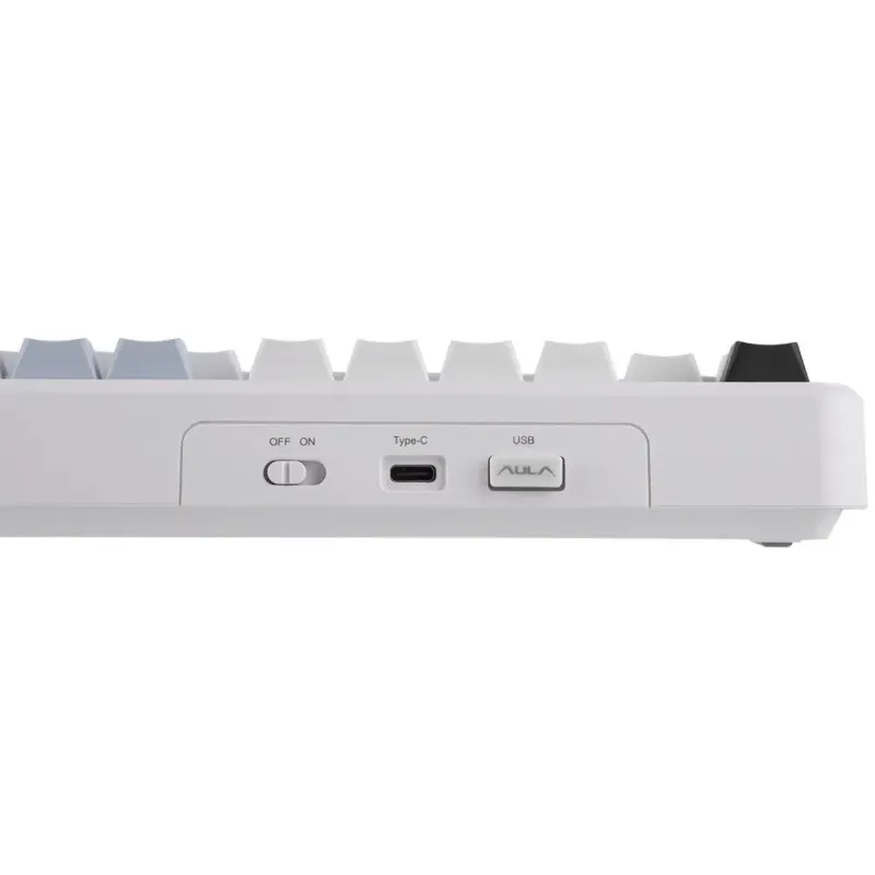 Клавиатура Aula F108 Pro Reaper Switch USB/Bluetooth/2.4G White (6978080501318)