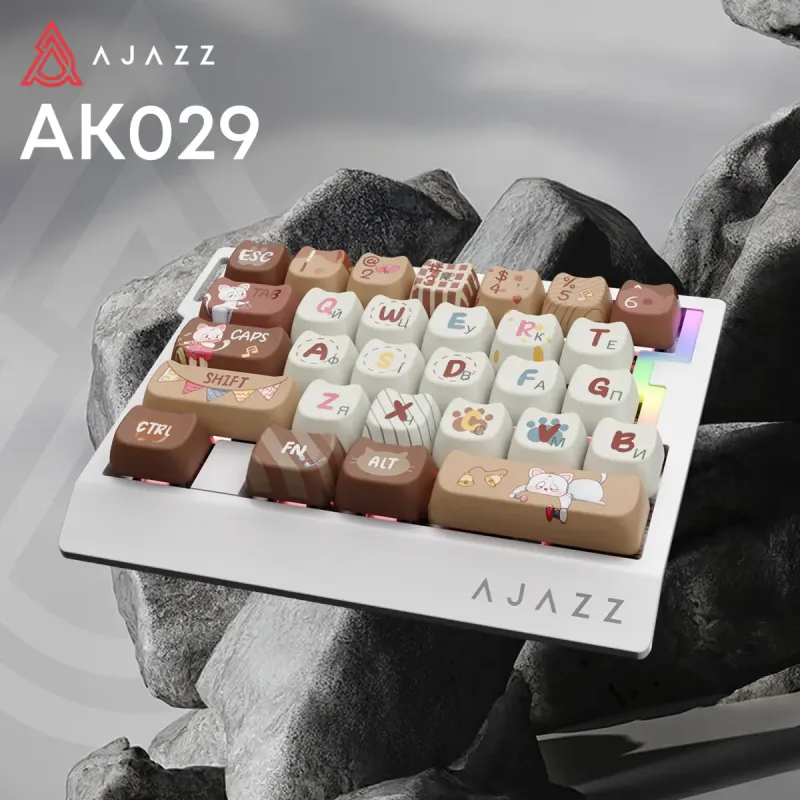 Клавиатура Ajazz AK029 Meow Magnetic Switch (AK029-M-Y)