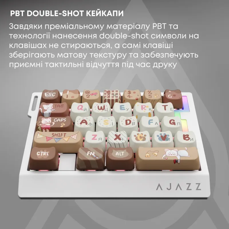 Клавиатура Ajazz AK029 Meow Magnetic Switch (AK029-M-Y)