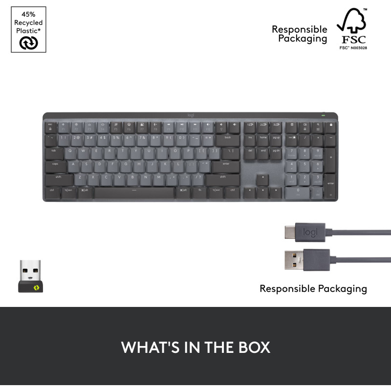 Клавиатура Logitech MX Mechanical Wireless Keyboard (920-010757, 920-010547)