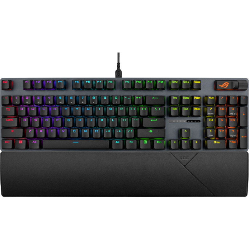 Клавиатура ASUS ROG Strix Scope II X NX Snow V2 PBT Black (90MP03XF-BKUA20)