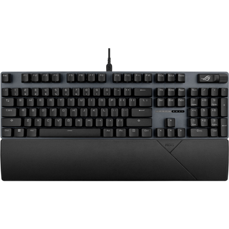 Клавиатура ASUS ROG Strix Scope II X NX Snow V2 PBT Black (90MP03XF-BKUA20)