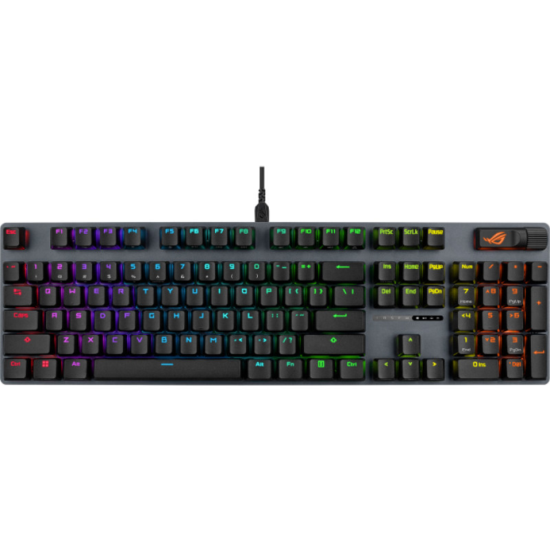 Клавиатура ASUS ROG Strix Scope II X NX Snow V2 PBT Black (90MP03XF-BKUA20)