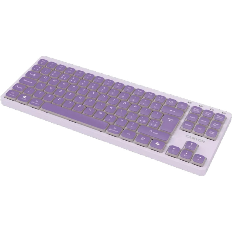 Клавиатура Canyon OnType 10 Violet (CNS-HKB10V)