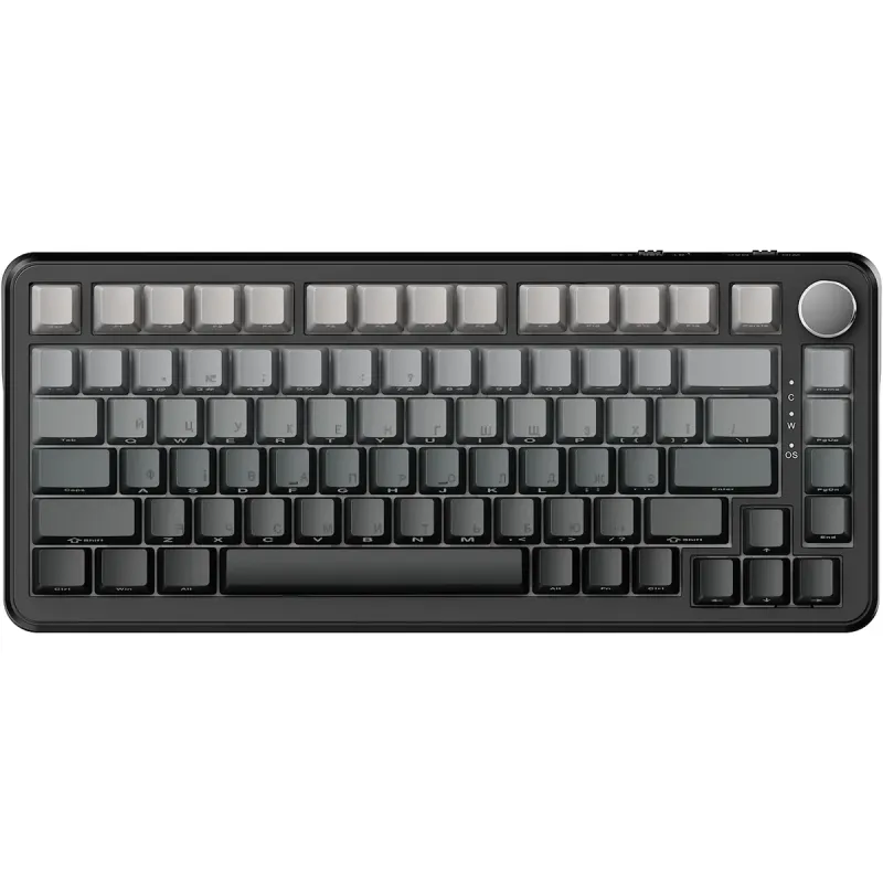 Клавіатура Ajazz AK820 MAX Magnetic Switch RGB USB Gradient Black