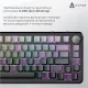 Клавіатура Ajazz AK820 MAX Magnetic Switch RGB USB Gradient Black