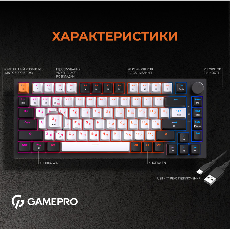 Клавиатура GamePro MK160B