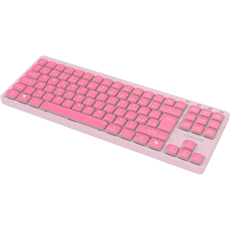 Клавіатура Canyon OnType 10 Pink (CNS-HKB10P)