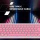Клавіатура Canyon OnType 10 Pink (CNS-HKB10P)