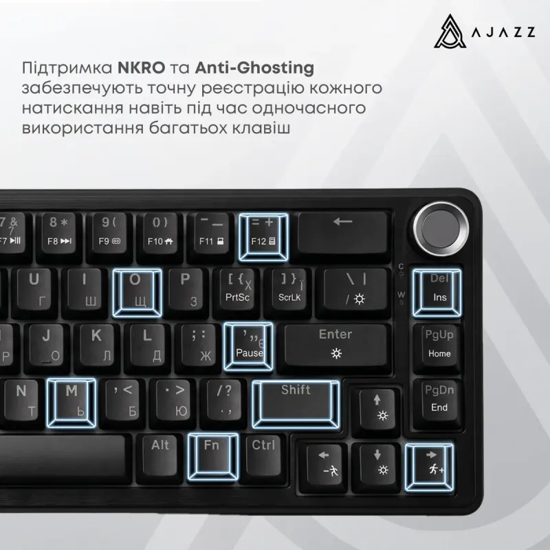 Клавіатура Ajazz AK690 Peach Mist Switch (AK690-PM-B)