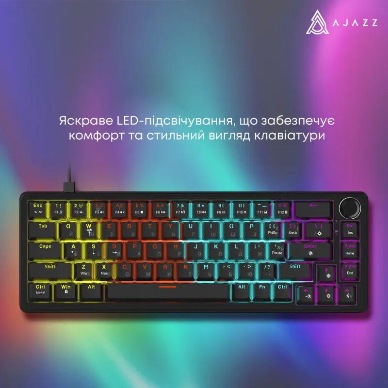 Клавіатура Ajazz AK690 Peach Mist Switch (AK690-PM-B)