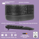 Logitech Wave Keys Bluetooth/Wireless Black (920-012304)