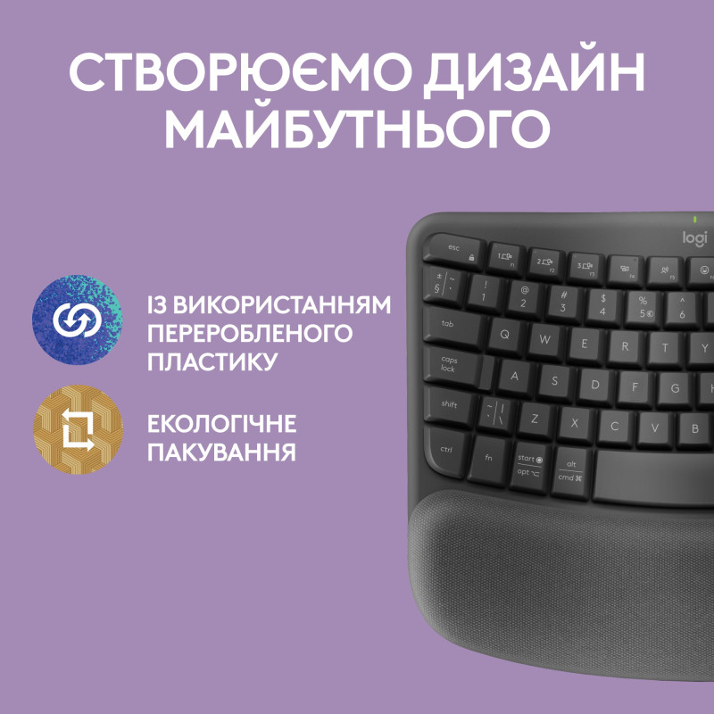 Logitech Wave Keys Bluetooth/Wireless Black (920-012304)