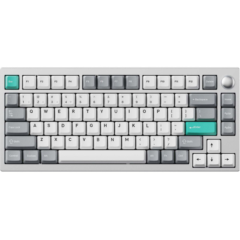 Клавіатура Lemokey P1 Pro Keychron Super Brown Space Silver (P1P-X3-UA)