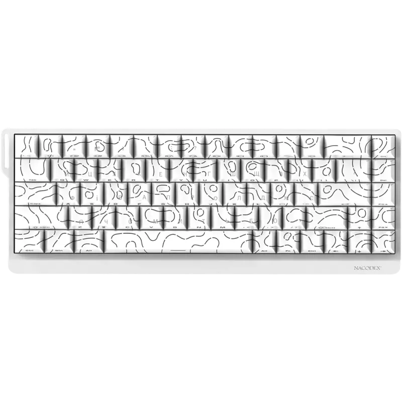 Клавиатура Ajazz NK68 V2 Red Switch (NK68-V2-R-S-W)