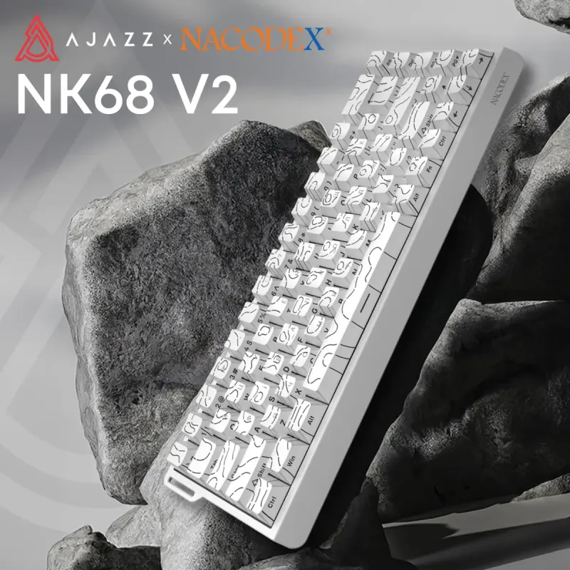 Клавиатура Ajazz NK68 V2 Red Switch (NK68-V2-R-S-W)