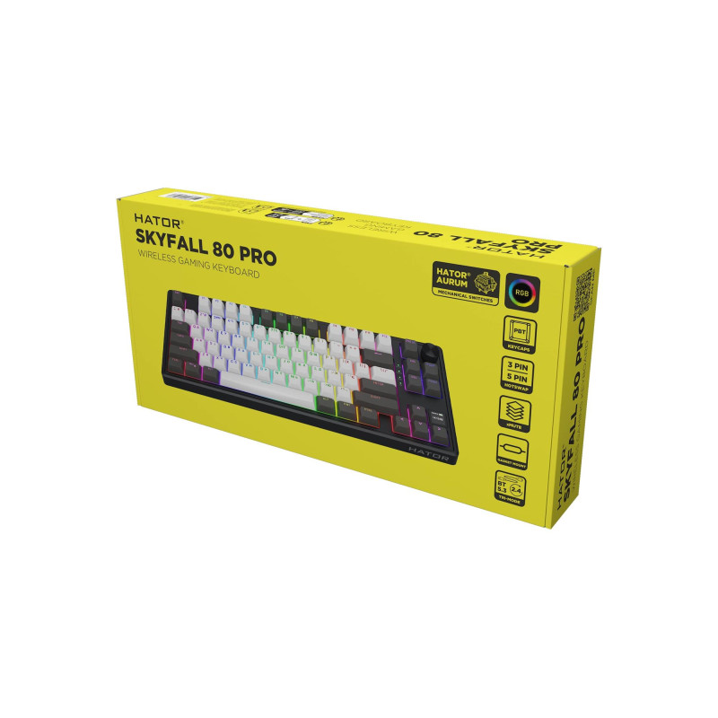 Клавиатура HATOR Skyfall 80 Pro Wireless Grey-Black (HTK4180UA)