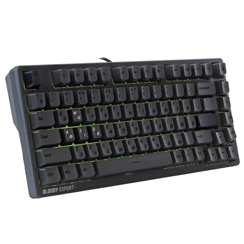 Клавіатура Bloody MS76 (Iron Grey)