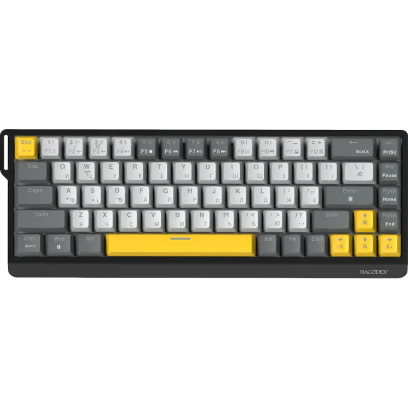 Клавіатура Ajazz NK68 V2 Red Switch (NK68-V2-R-BGY)