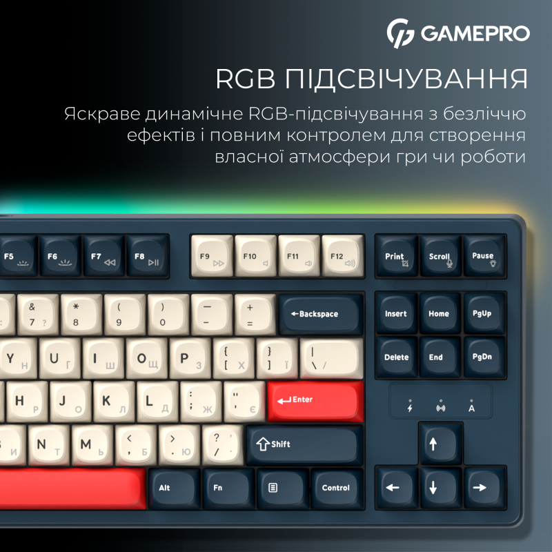 Клавиатура GamePro Asgard Ragnar Blue (MK285BL)