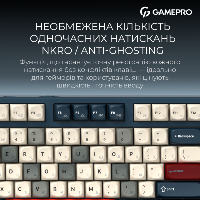 Клавиатура GamePro Asgard Ragnar Blue (MK285BL)