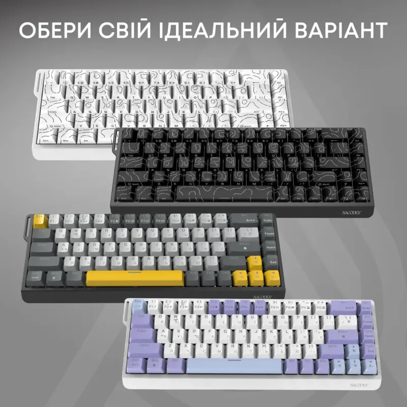 Клавиатура Ajazz NK68 V2 Red Switch (NK68-V2-R-S-B)