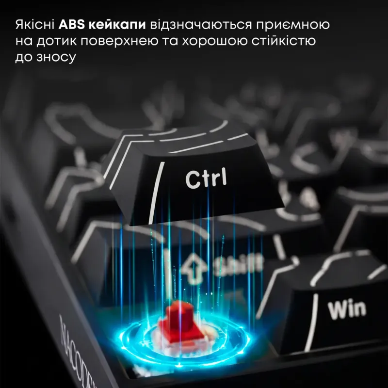 Клавиатура Ajazz NK68 V2 Red Switch (NK68-V2-R-S-B)