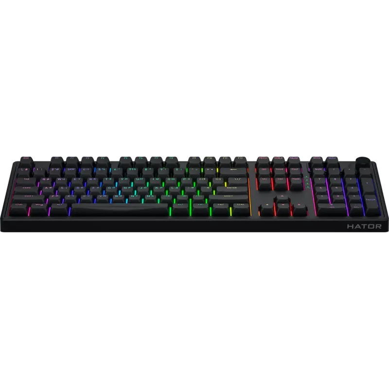 Клавіатура HATOR Skyfall 100 black-black (HTK1100UA)
