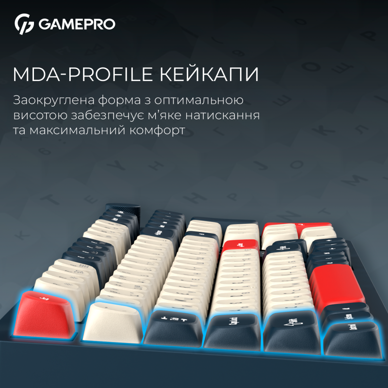 Клавиатура GamePro Asgard Drakkar Blue (MK305BL)