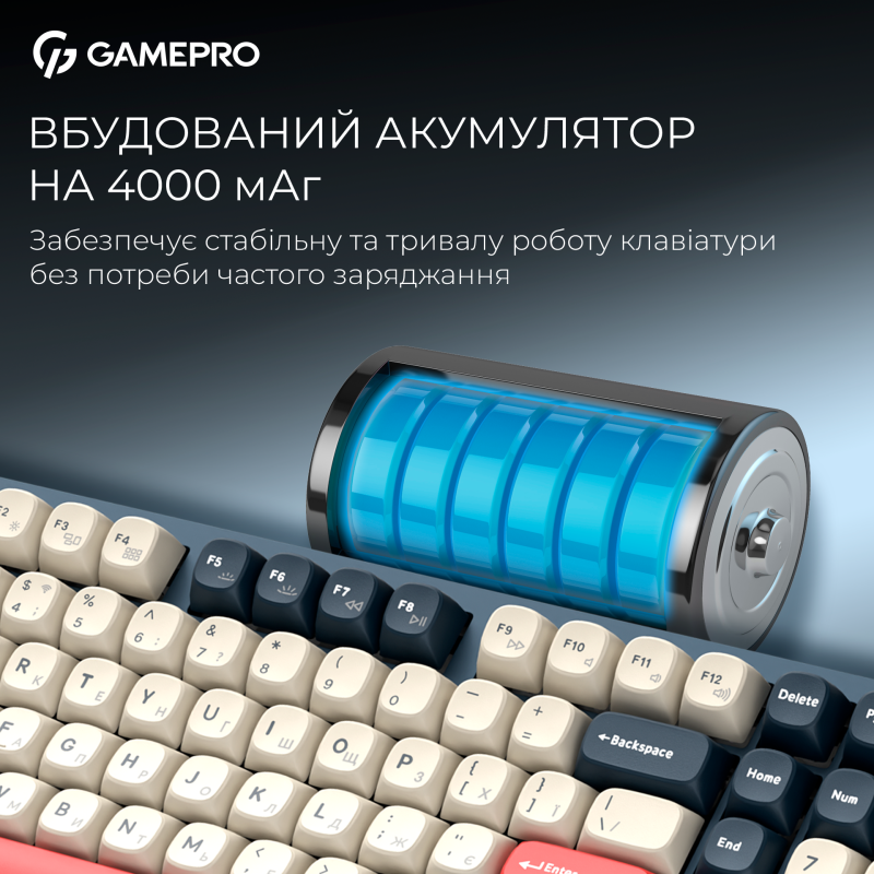 Клавиатура GamePro Asgard Drakkar Blue (MK305BL)