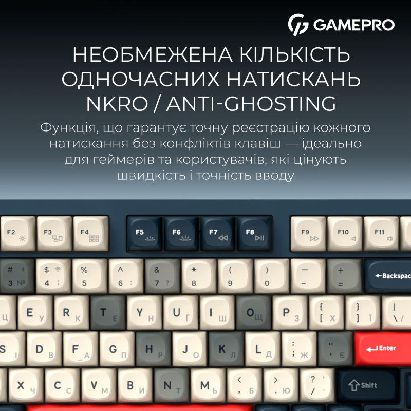 Клавиатура GamePro Asgard Drakkar Blue (MK305BL)