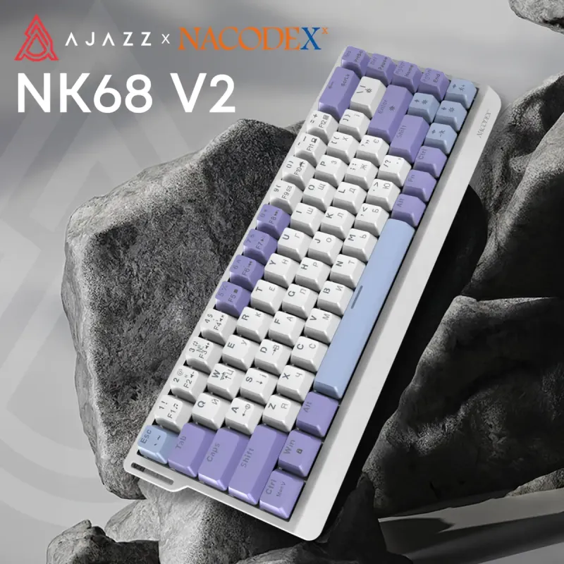 Клавиатура Ajazz NK68 V2 Red Switch (NK68-V2-R-PWB)