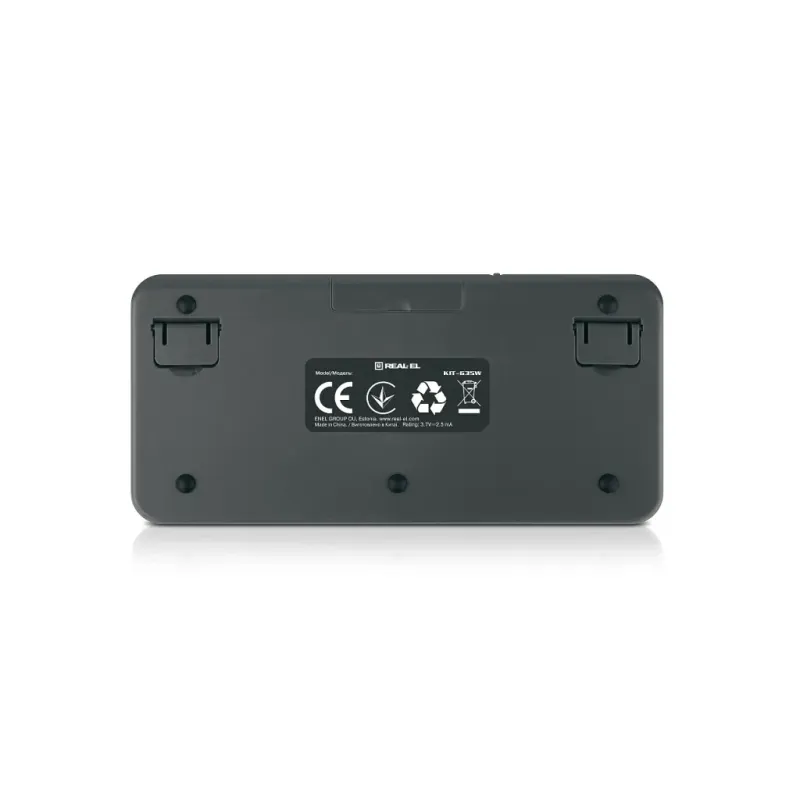 Комплект REAL-EL KIT-635W Wireless/Bluetooth Black (EL123100057)