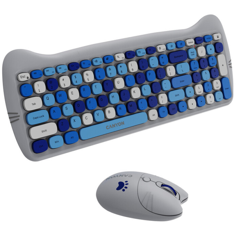 Комплект Canyon HSET-W6 Kitty Edition Blue (CNS-HSETW6BL)