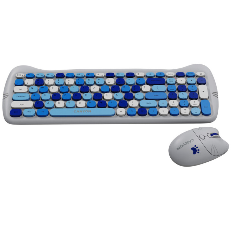 Комплект Canyon HSET-W6 Kitty Edition Blue (CNS-HSETW6BL)