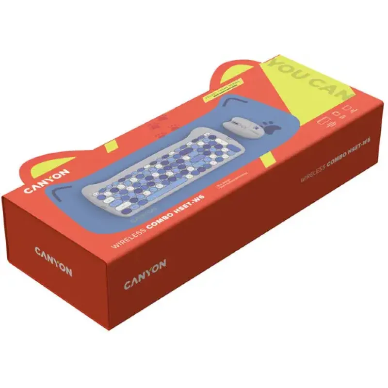 Комплект Canyon HSET-W6 Kitty Edition Blue (CNS-HSETW6BL)