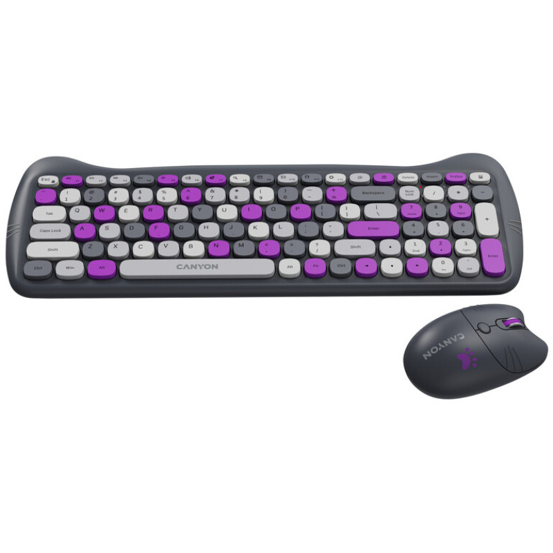 Комплект Canyon HSET-W6 Kitty Edition Violet (CNS-HSETW6VT)