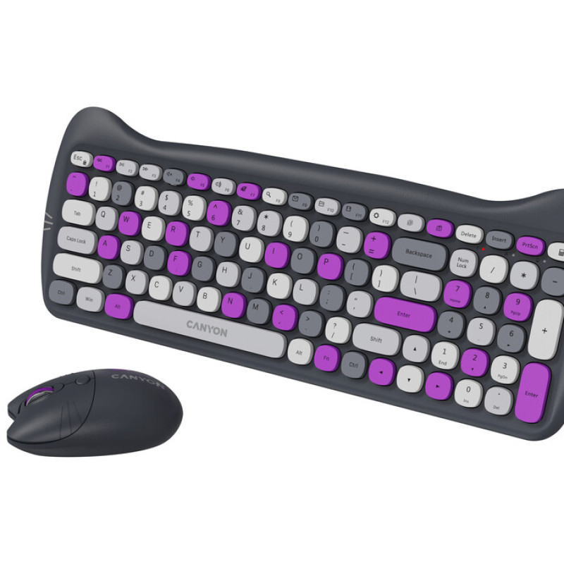 Комплект Canyon HSET-W6 Kitty Edition Violet (CNS-HSETW6VT)