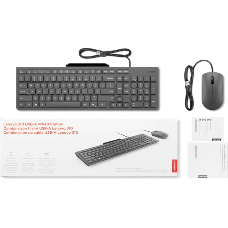 Комплект Lenovo 310 USB-A Wired Combo Ukraine (GX31R09776)