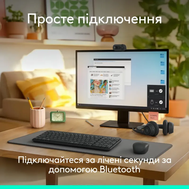 Комплект Logitech MK250 Wireless Combo Graphite (920-013823)