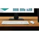 Комплект MSI FORGE K210 W COMBO WHITE UA, Wireless (S11-43UA305-Y92)