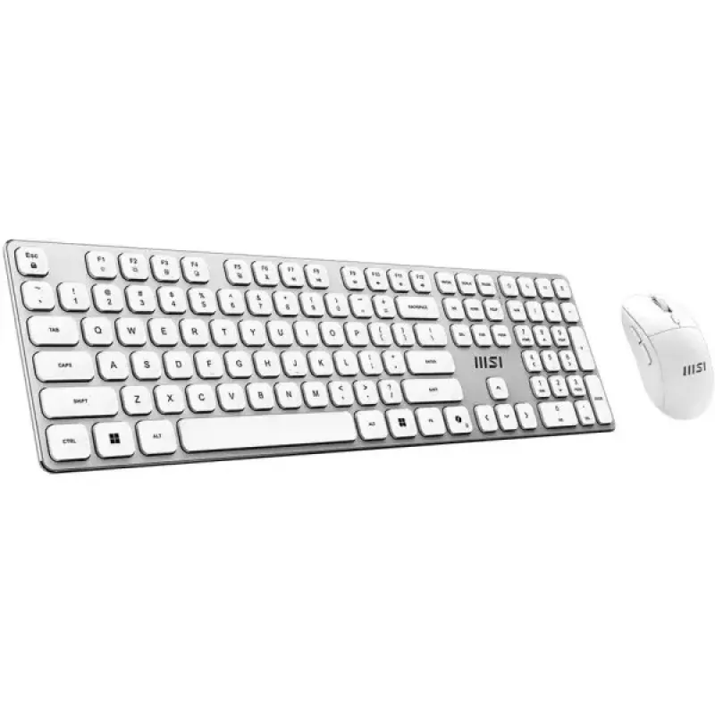Комплект MSI FORGE K210 W COMBO WHITE UA, Wireless (S11-43UA305-Y92)
