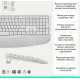 Комплект Logitech Signature Comfort Plus MK880 Wireless/USB-C for Business UA Off-White (920-014033)