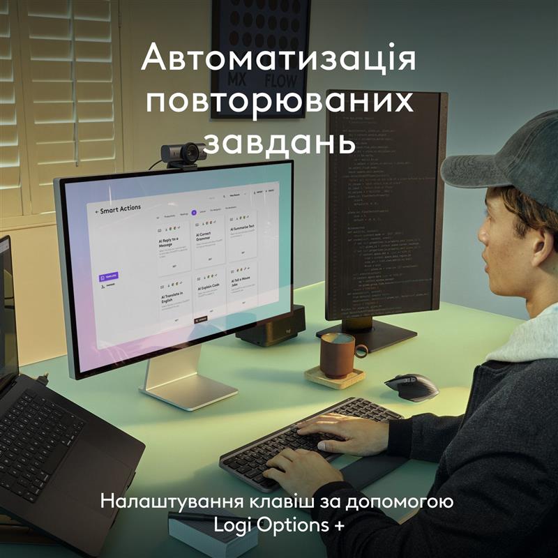 Комплект Logitech MX Keys S Combo for Mac Space Gray (920-012845)