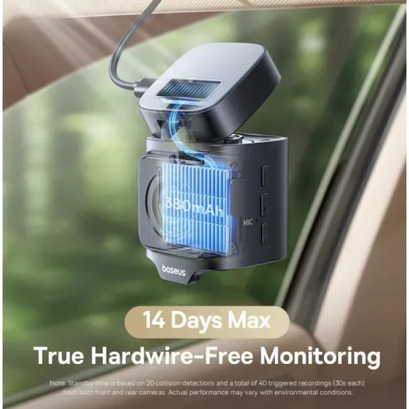 Відеореєстратор Baseus PrimeTrip VD1 Pro Dash 4K (C0119800)
